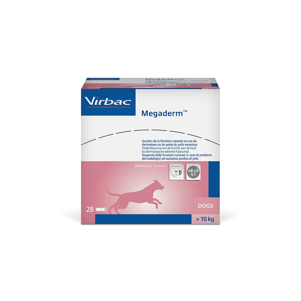 Virbac Megaderm para mascotas - 28 x 8 ml perros >10 kg - Image 1