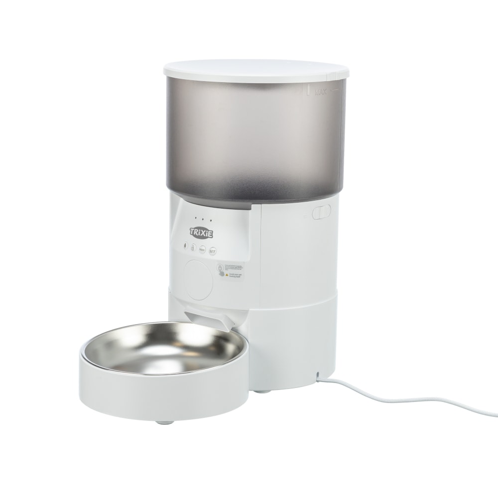 Comedero automático Trixie TX-S Smart - hasta 3 l de pienso, blanco - Image 1