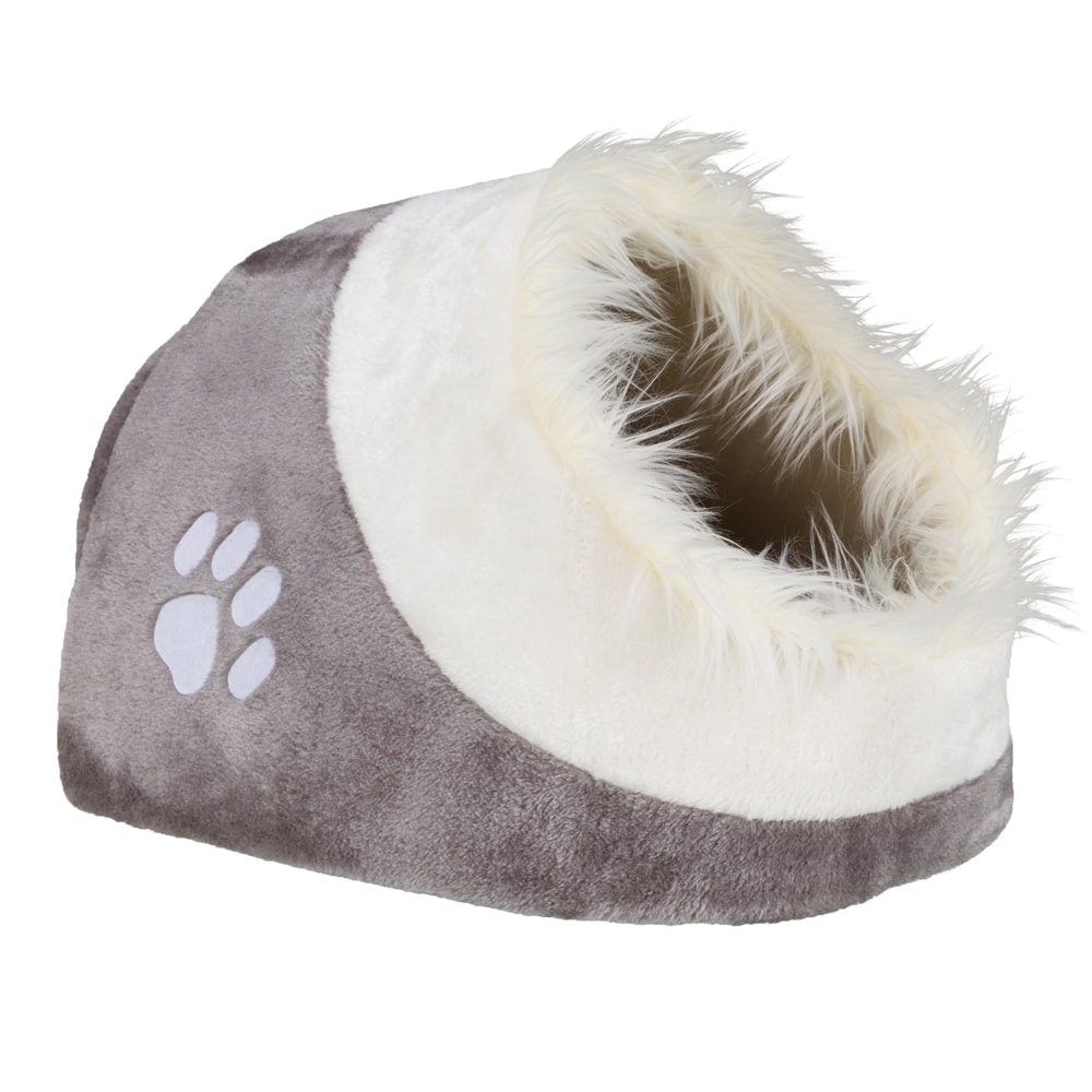 Cueva Trixie Minou para gatos - Gris y blanco - Image 1