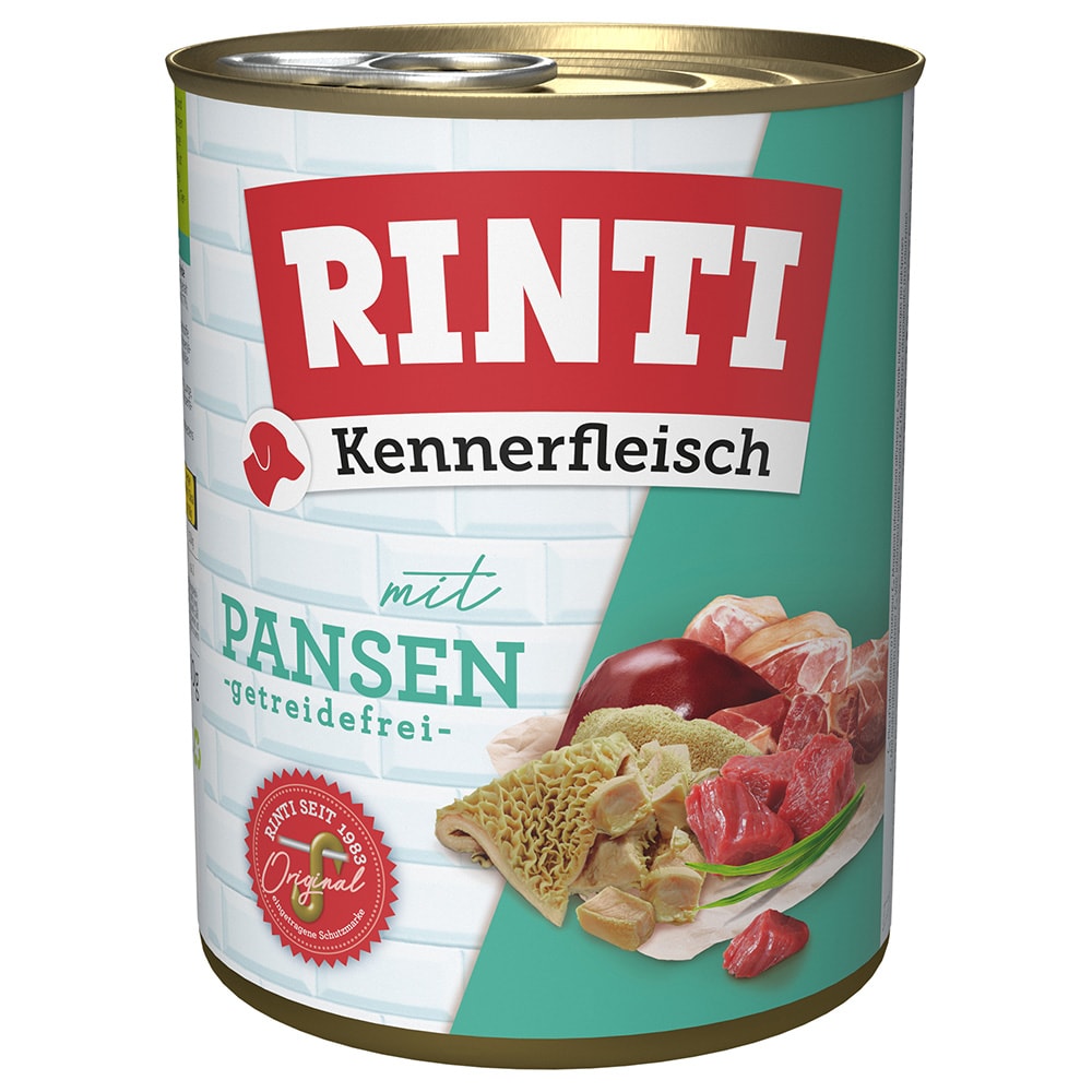 RINTI Kennerfleisch 12 x 800 g - Pack ahorro - Panza - Image 1