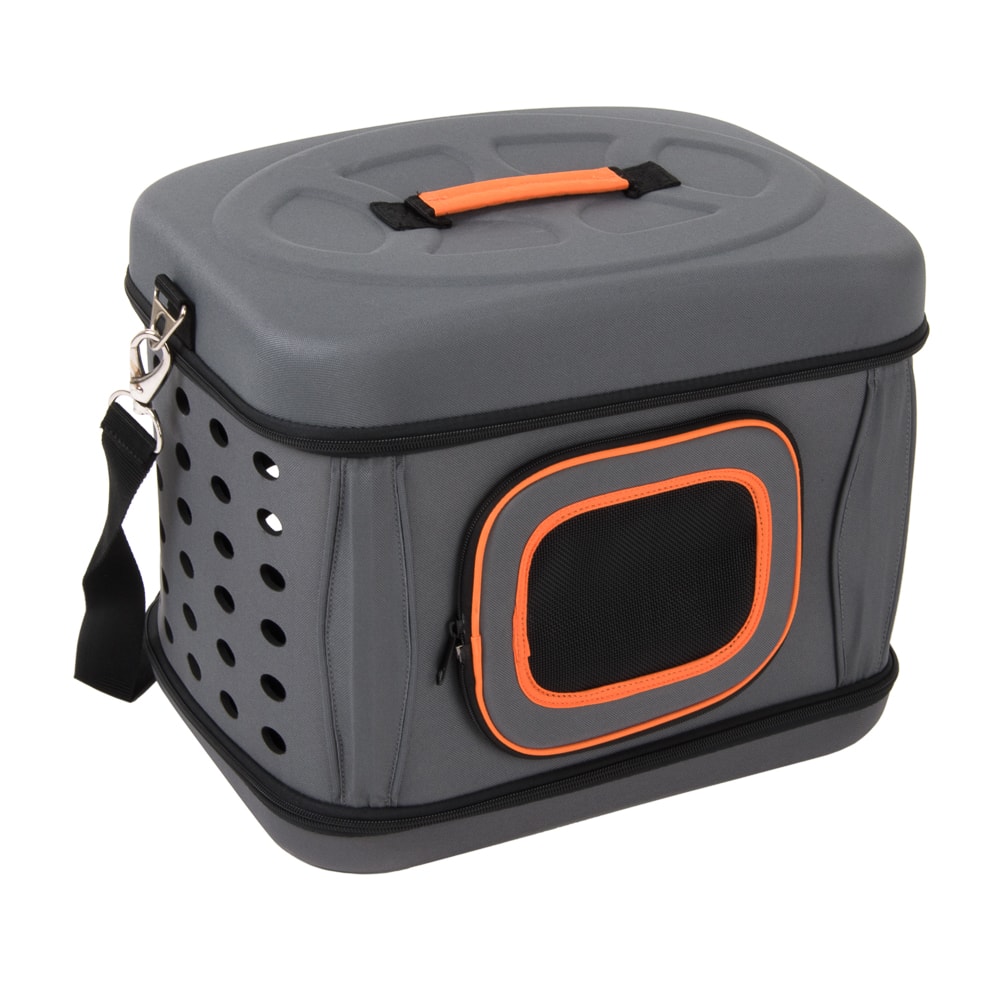 Bolso de transporte plegable para mascotas - Gris: 42 x 32 x 30 cm (L x An x Al) - Image 1