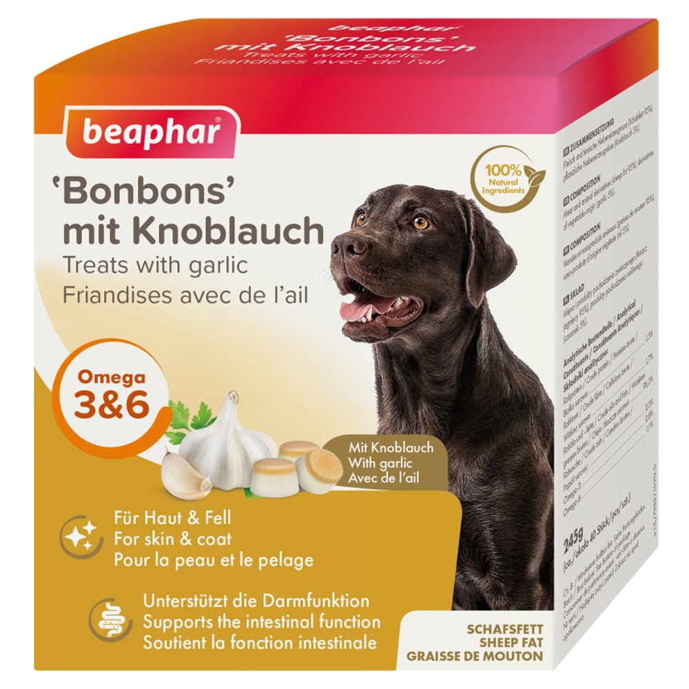 beaphar caramelos con ajo para perros - 2 x 245 g - Pack Ahorro - Image 1
