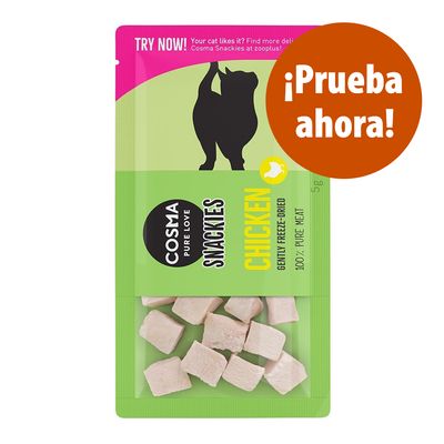 Cosma Snackies snacks liofilizados con pollo 5 g - Pack de prueba - Image 1
