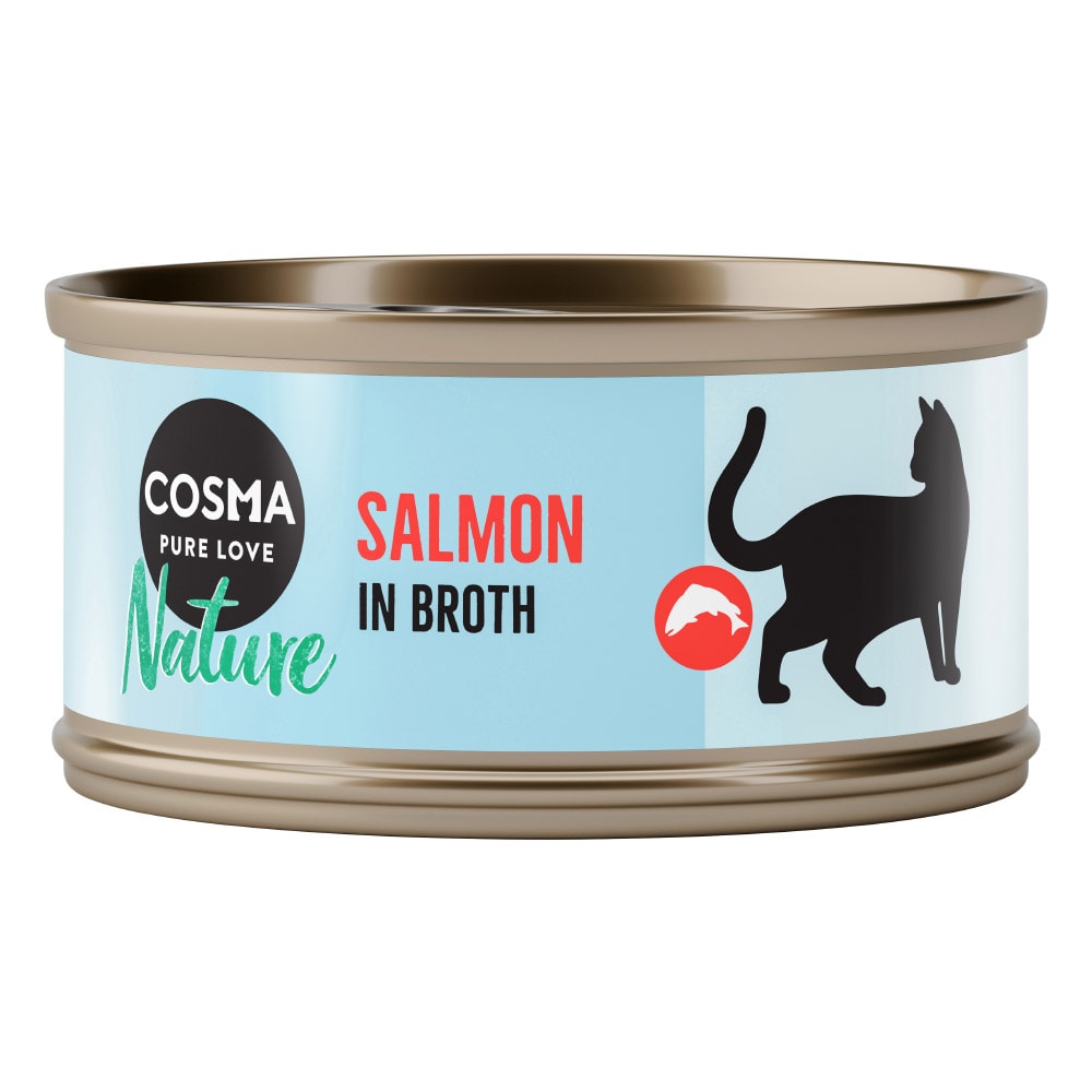 Cosma Nature 24 x 70 g - Pack Ahorro - Salmón - Image 1