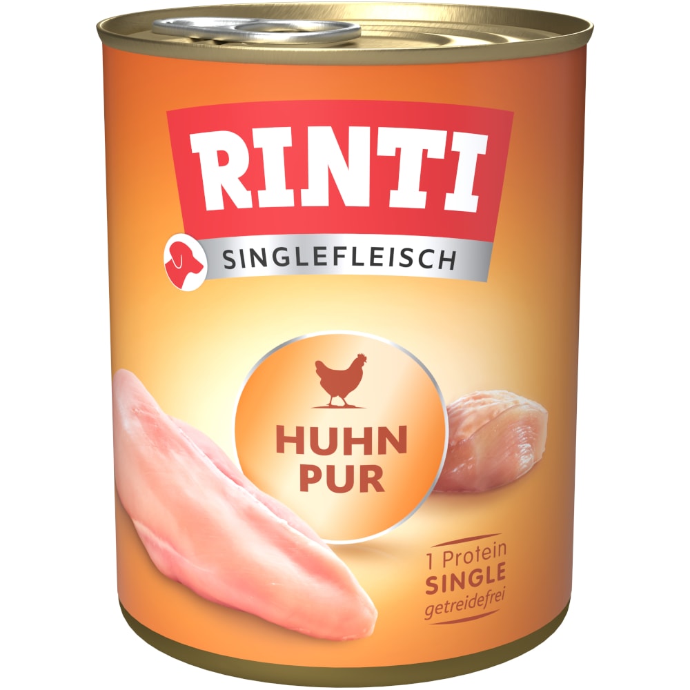 Rinti Singlefleisch 6 x 800 g - Pollo puro - Image 1