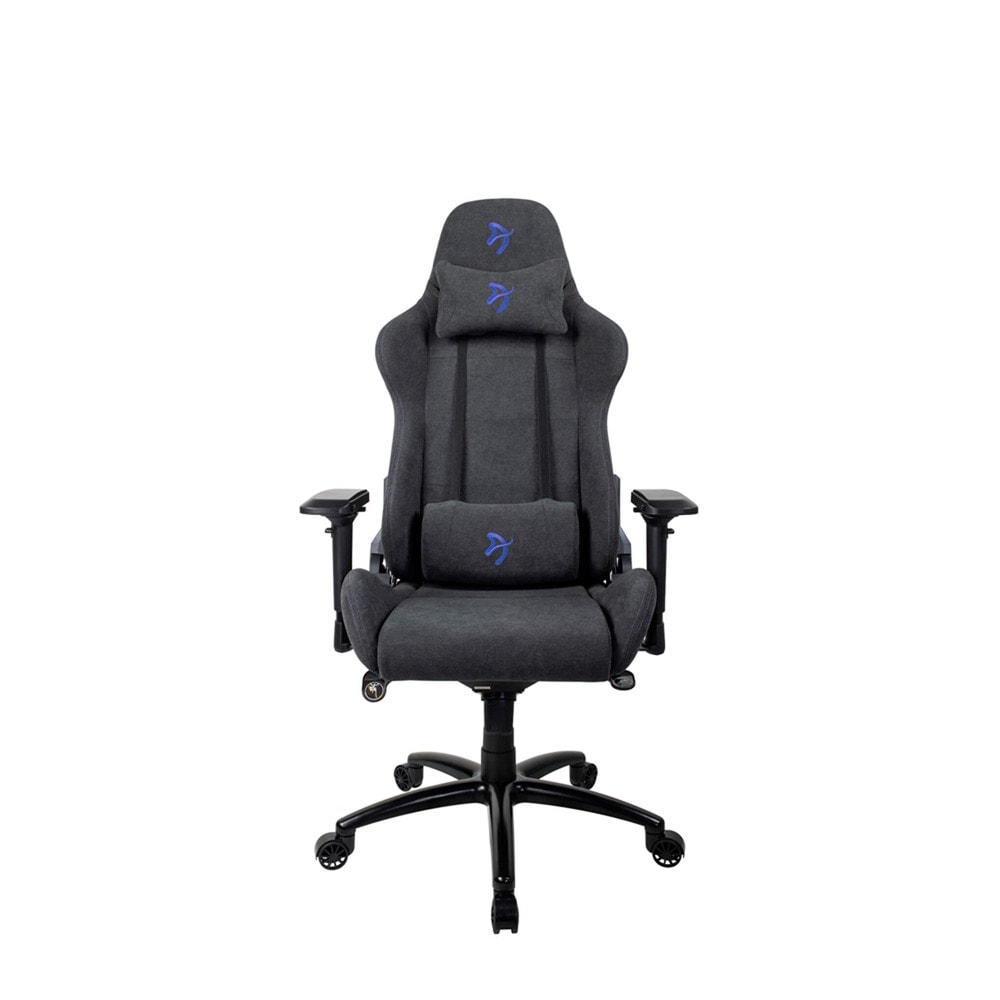 Arozzi - Silla Gaming Arozzi Verona Signature Soft Fabric gris con logo azul. - Image 1