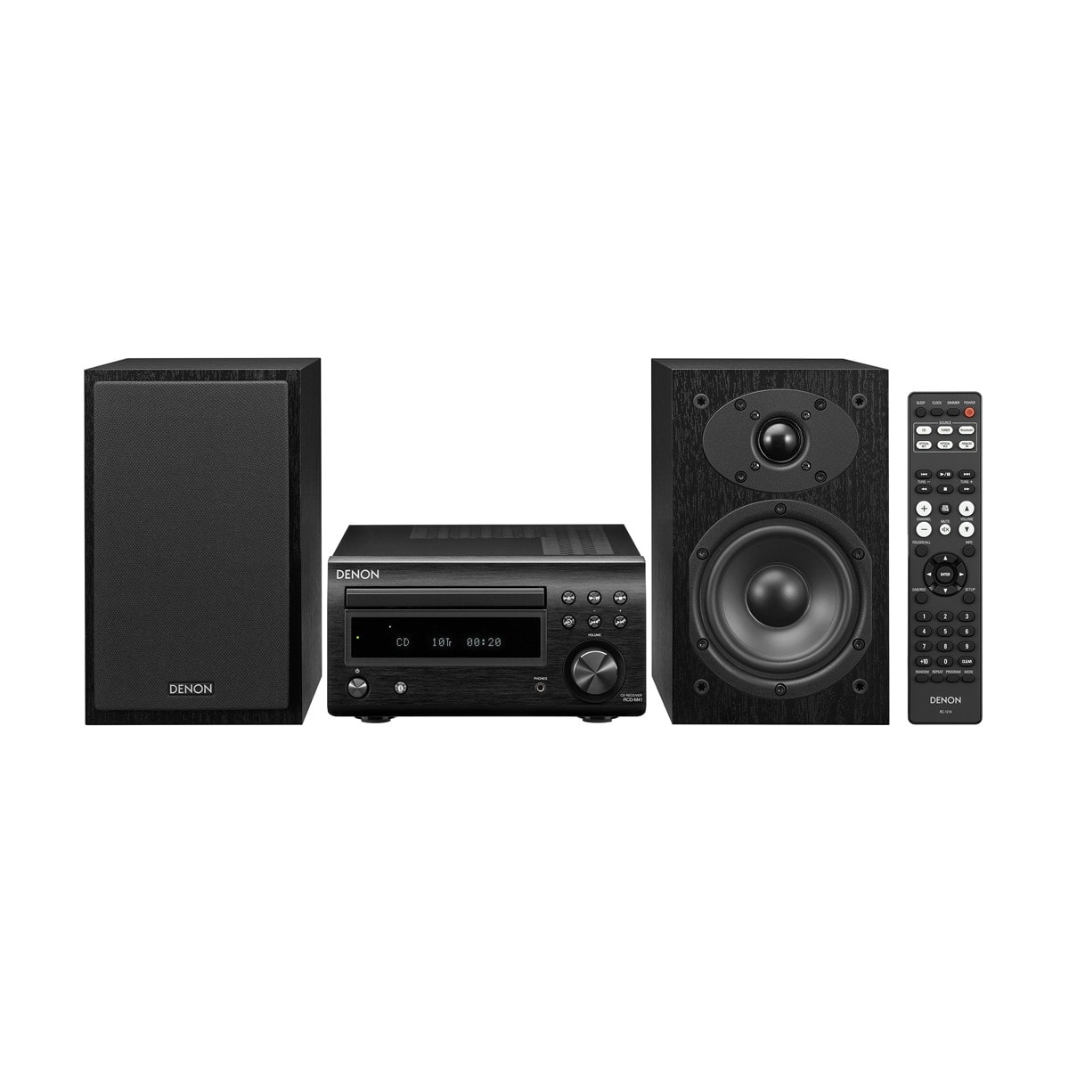 Denon - Equipo Hi-Fi Denon DM-41 Black con CD y Bluetooth. - Image 1