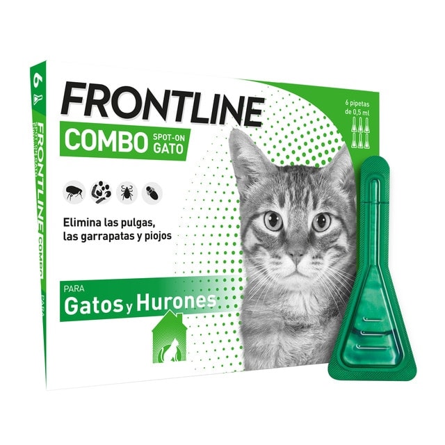 Frontline Combo - Frontline Combo 50,00 mg - 60,00 mg solución spot-on para gatos. - Image 1
