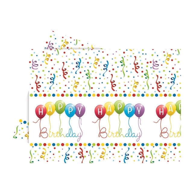 Liragram - Mantel plástico Streamer Birthday. - Image 1