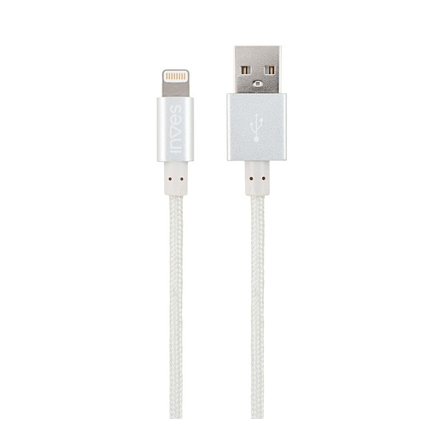 Inves - Cable Inves B1 Silver de conector lightning a USB de 1 metro. - Image 1