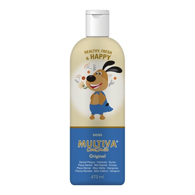 Multiva - Solución higiene bucodental para perros Multiva Cool Smile Original 473 ml. - Image 1