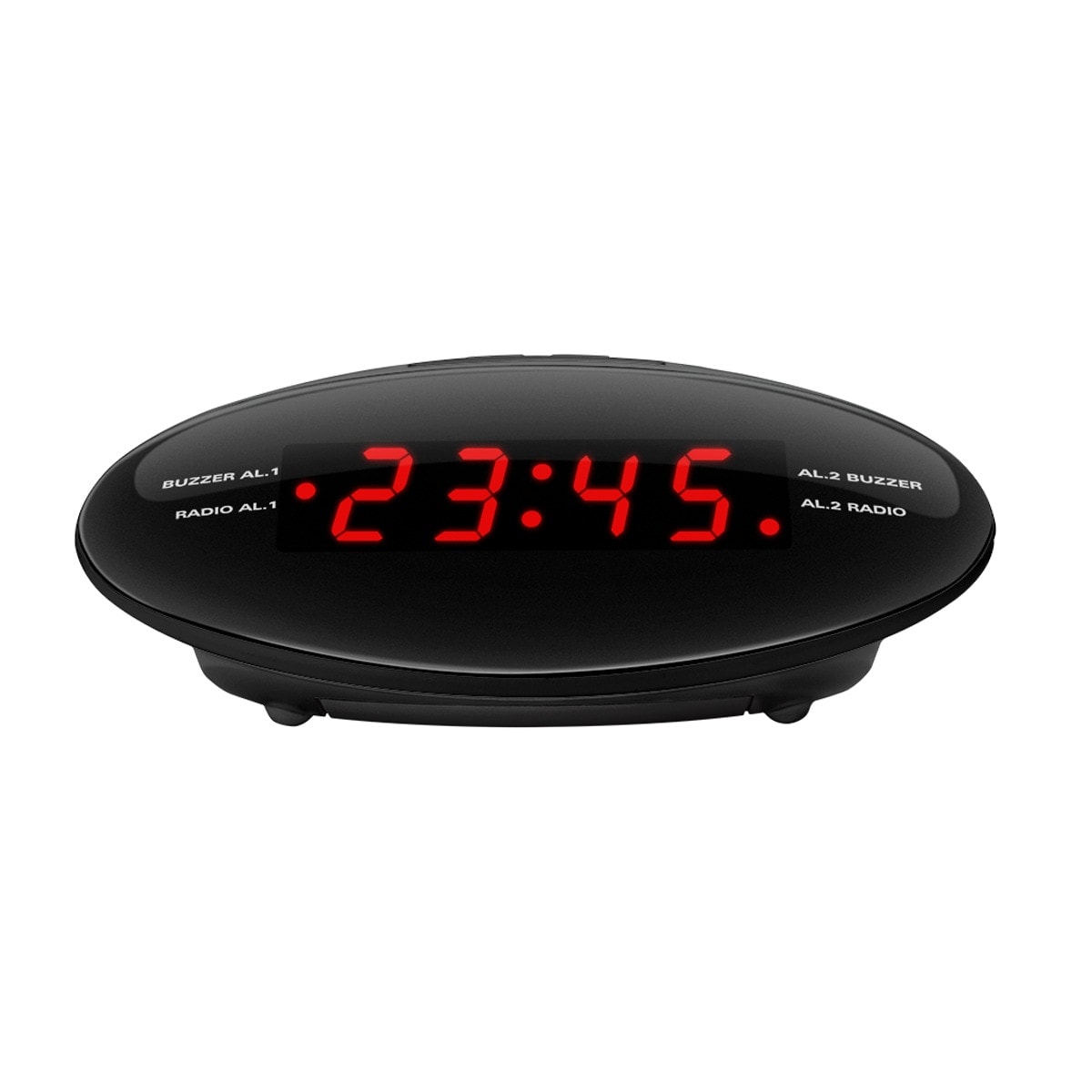Inves - Radio reloj despertador Inves CR390A Negro. - Image 1