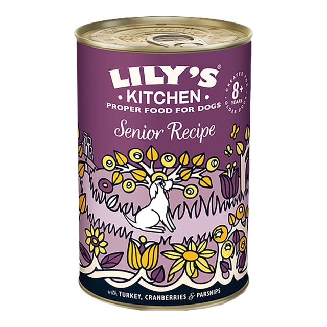 Lily's Kitchen - Comida húmeda para perros sénior Lily's kitchen paté pavo 400 g. - Image 1