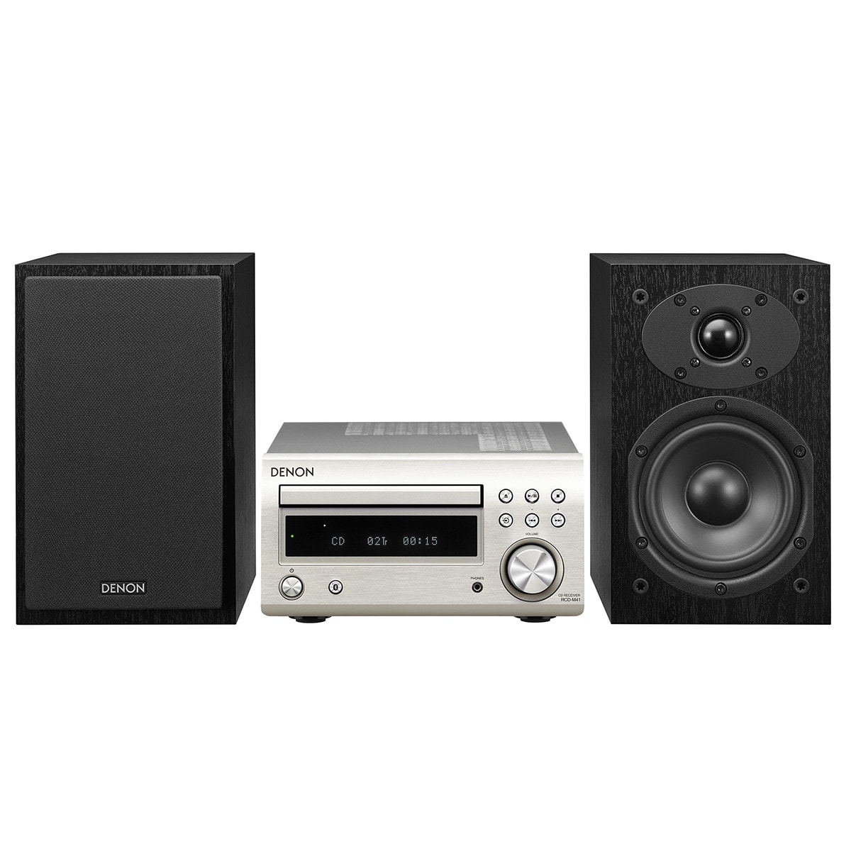 Denon - Microcadena Denon DM-41 DAB SILVER-BLACK. - Image 1