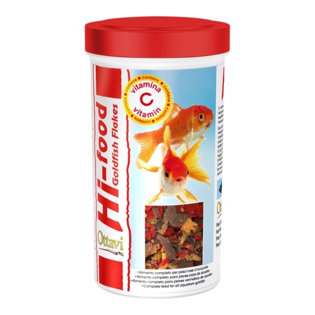 Ottavi - Comida para peces de agua fría Goldfish flakes Hi-Food Ottavi. - Image 1