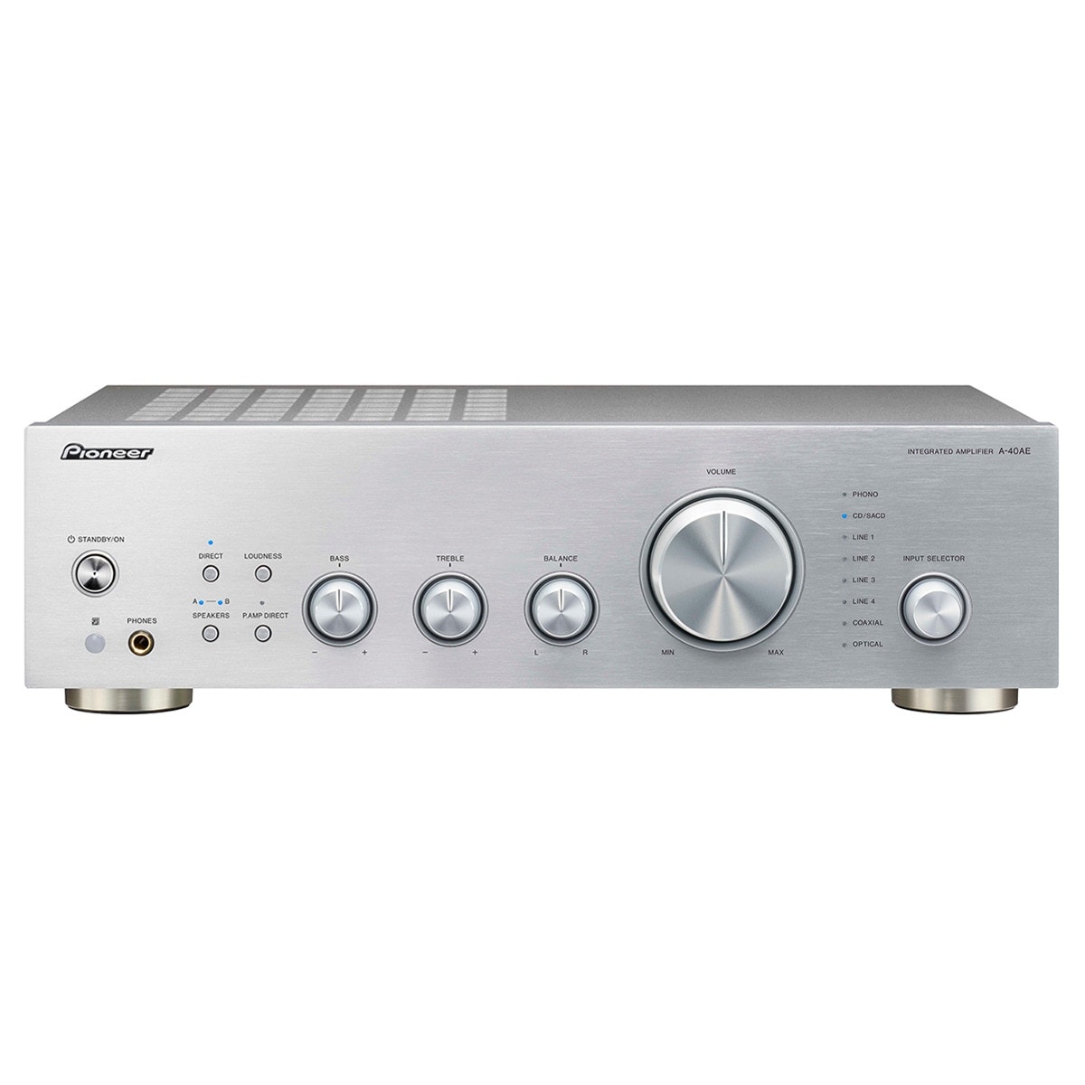 Pioneer - Amplificador integrado Pioneer A-40AE plata. - Image 1