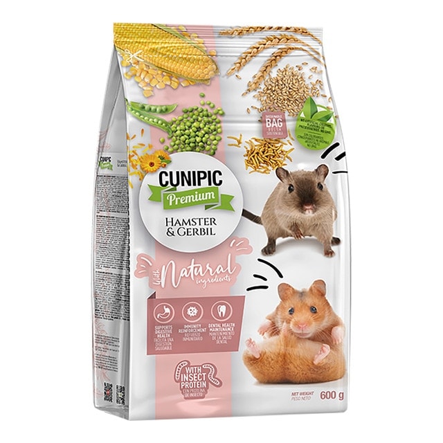 Cunipic - Pienso para hámsteres y jerbos adultos Cunipic Premium Natural 600 g. - Image 1