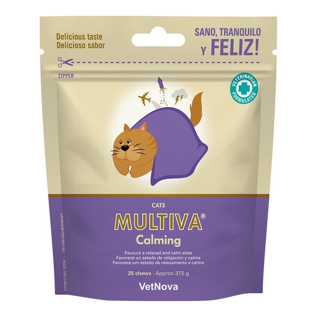 Multiva - Alimento complementario para gatos Vetnova Multiva Calming 25 chews. - Image 1