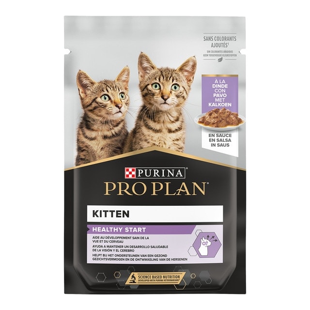 Purina Pro Plan - Comida húmeda para gatitos Purina Pro Plan Healthy Start pavo en salsa 85 g. - Image 1
