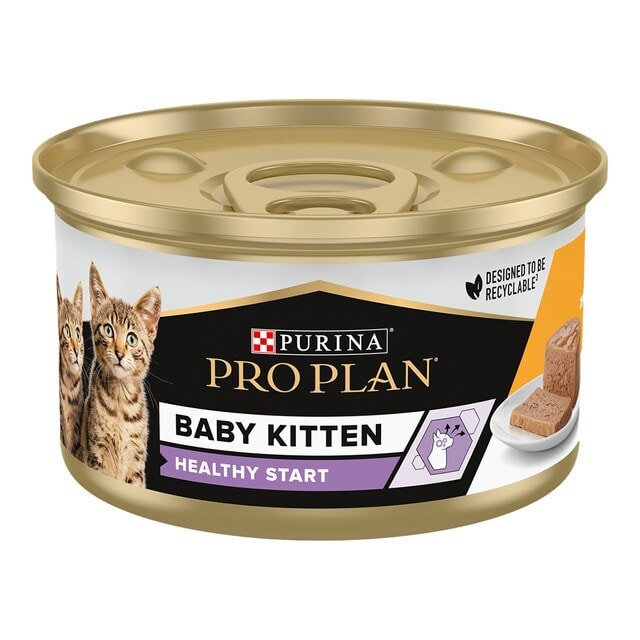 Purina Pro Plan - Comida húmeda para gatitos Purina Pro Plan Healthy Start mousse pollo 85 g. - Image 1