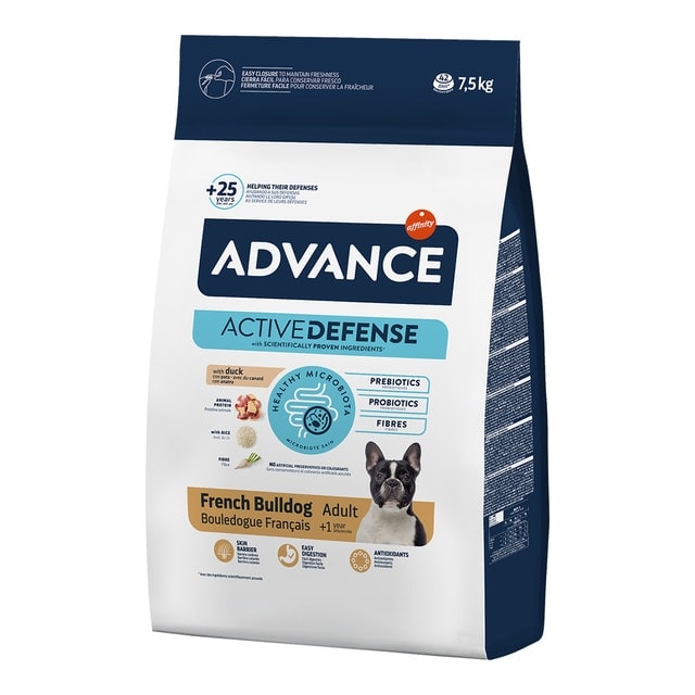 Advance - Pienso para perros adultos Bulldog Francés Advance pato y arroz. - Image 1