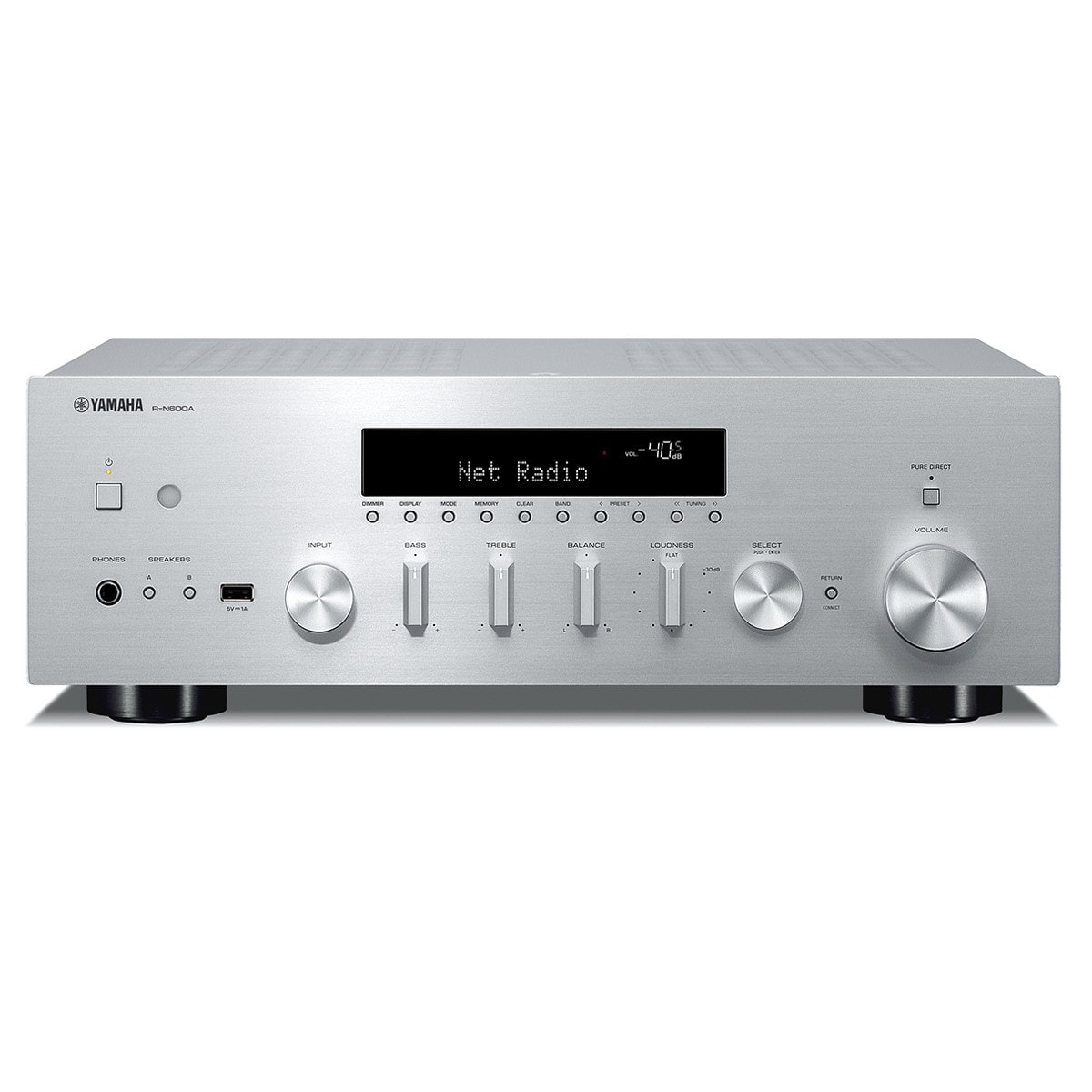 Yamaha - Receptor estéreo en Red Yamaha MusicCast R-N600 A Plata. - Image 1