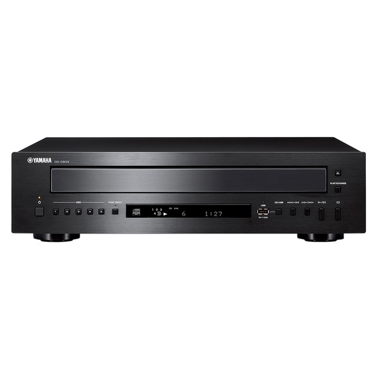 Yamaha - Lector CD múltiple Yamaha CD-C603 Negro. - Image 1