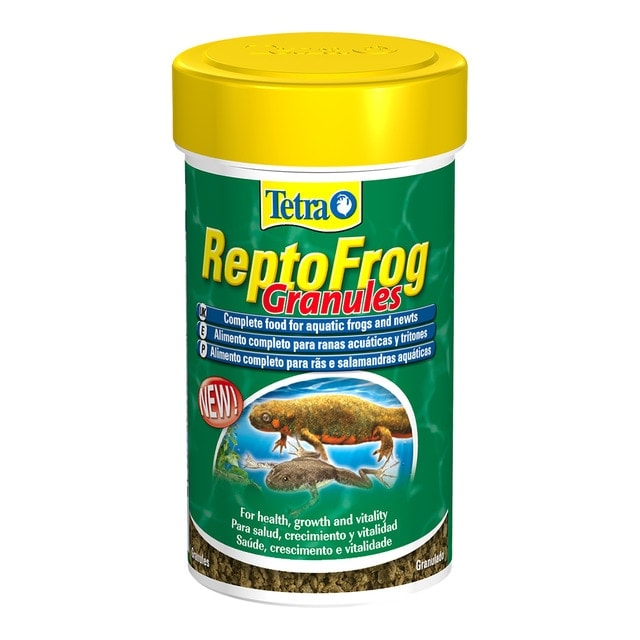 Tetra - Comida para ranas acuáticas y tritones Tetra ReptoFrog gránulos 100 ml. - Image 1