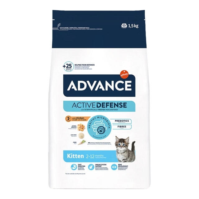 Advance - Pienso para gatitos Advance pollo y arroz. - Image 1