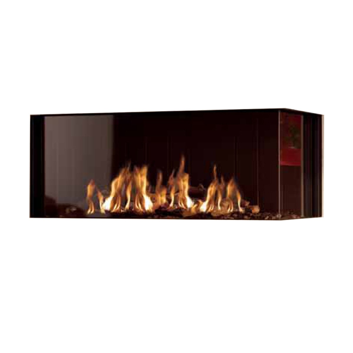 Hergom - Hogar Gas Propano MG-100-38 Cristal Lateral Derecho. - Image 1