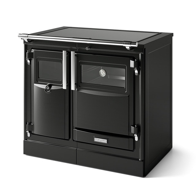 Hergom - Cocina de Leña Pas 90 Vitro Cromo. - Image 1