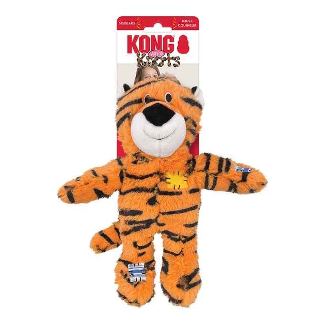 Kong - Juguete Kong para perros peluche tigre Wild Knots. - Image 1
