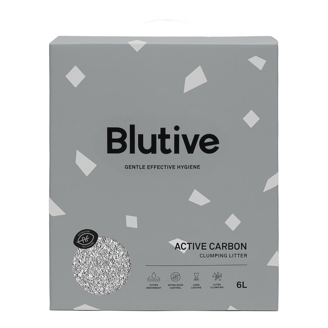 Blutive - Lecho ultra aglomerante Blutive para gatos con carbón activo 6 L. - Image 1