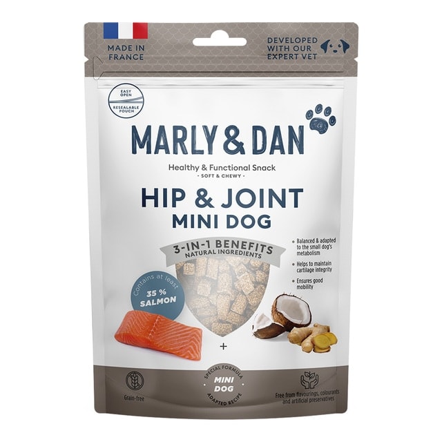 Marly & Dan - Snack para perros adultos minis Marly & Dan articulaciones salmón 50 g. - Image 1