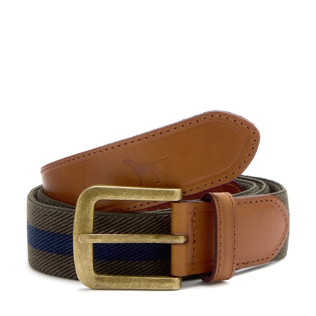 Verhunt - Cinturón de hombre bicolor elástico. - Image 1