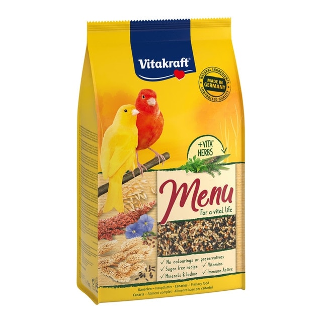 Vitakraft - Alimento para pájaros Vitakraft menú canarios 1 kg. - Image 1