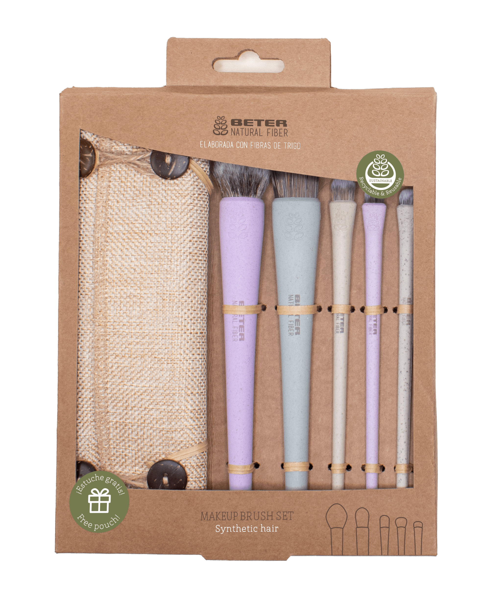 Natural Fiber Make Up Brush - Image 1