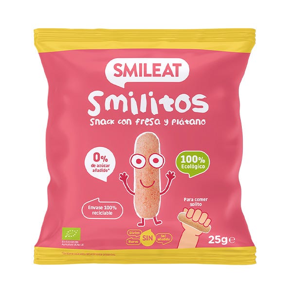 Smilitos Ecológicos De Fresa Y Plátano - Image 1