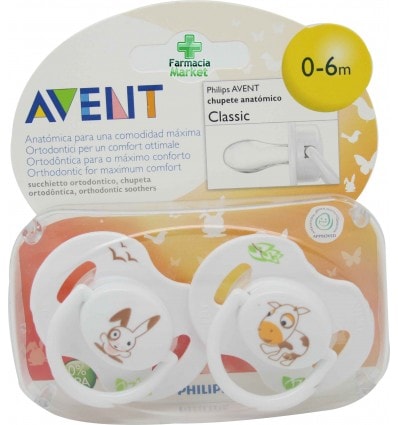 Avent Chupetes Classic 0-6 meses - Image 1