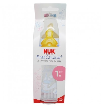 Nuk Biberon Latex Blue 1M 300 ml - Image 1