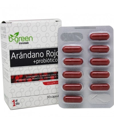B Green arandano Rojo Probioticos 30 caps - Image 1