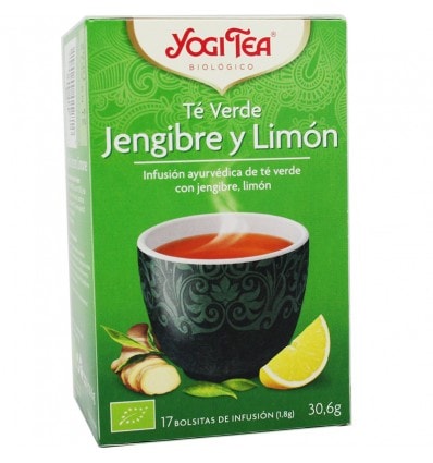 Yogi Tea Té Verde Jengibre Limón 17 Bolsitas - Image 1