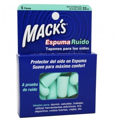 Macks Tapones Espuma Ruido 5 pares - Image 1