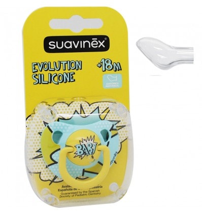 Suavinex Chupete Silicona Baby Art 18 m - Image 1