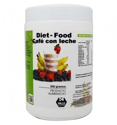 Diet Food Batido Cafe con Leche 500 g Nale - Image 1