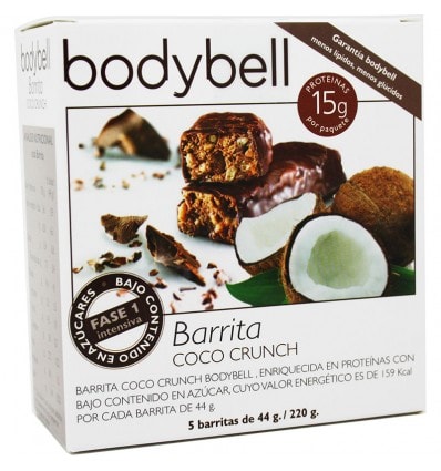 Bodybell Barritas Coco Crunch 5 unidades - Image 1