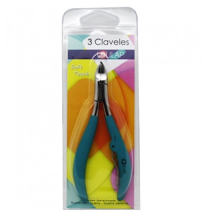 3 Claveles Alicate Uñas 12 cm Azul - Image 1
