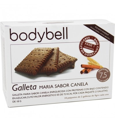 Bodybell Galleta María Canela 180 g - Image 1