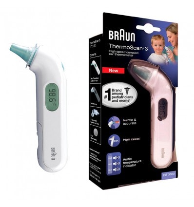 Braun Termometro Oido Thermoscan 3 IRT 3030 - Image 1