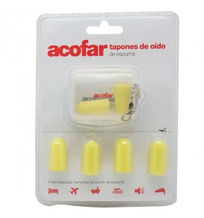 Acofar Tapones Oido Espuma 6 Unidades - Image 1